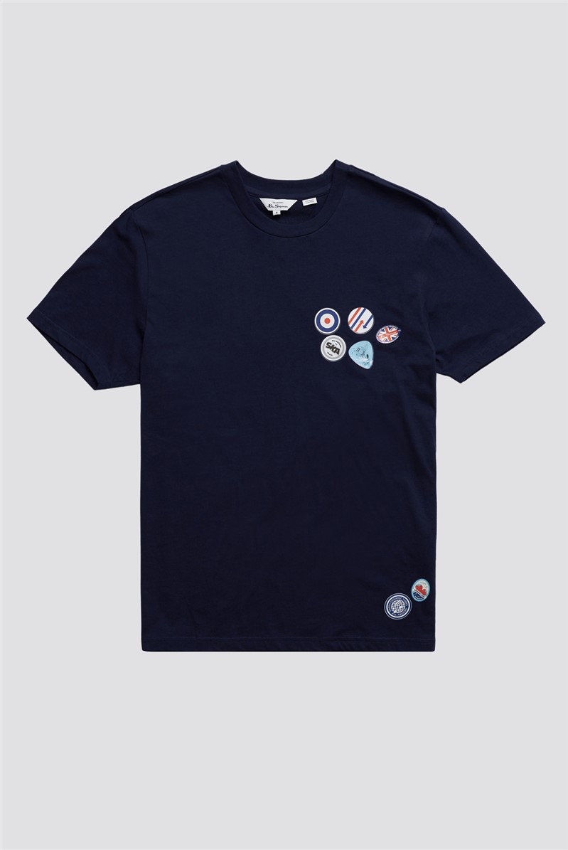  Mod Badge Print T-Shirt