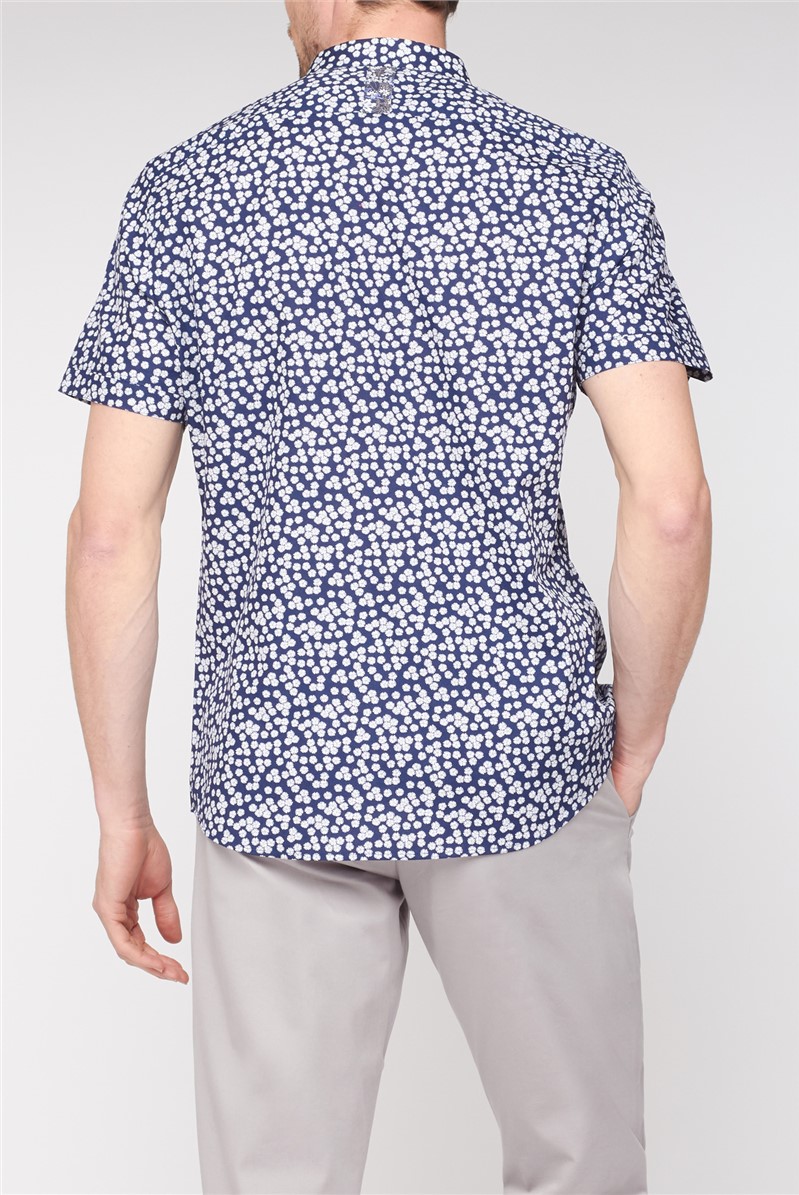  Short Sleeve Floral Print Shirt