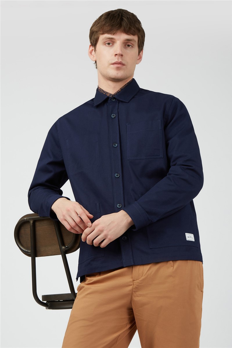 Ben Sherman Twill Chore Overshirt