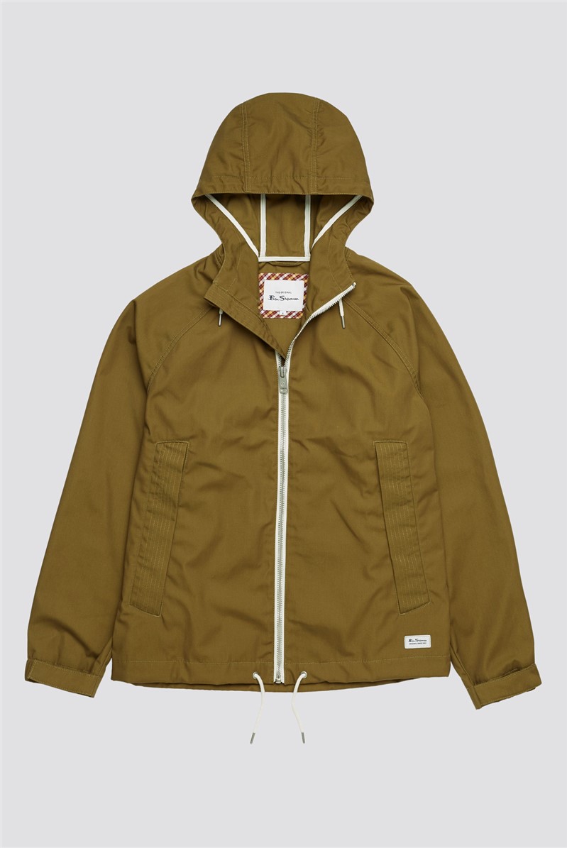  Classic Fit Waxed Cotton Rainwear Jacket