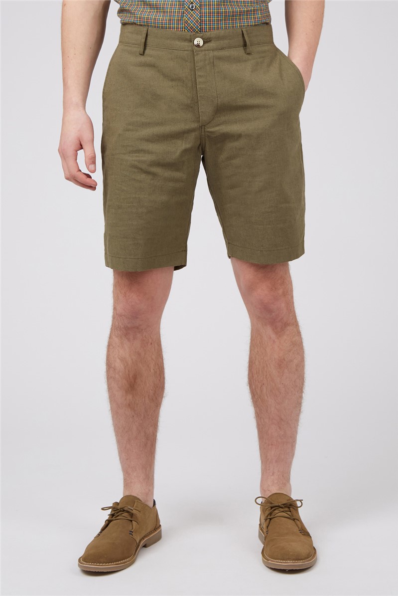  Cotton & Linen Blend Shorts