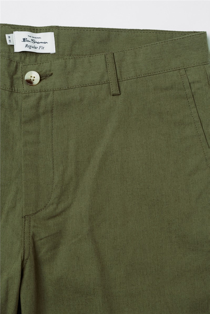  Cotton & Linen Blend Shorts