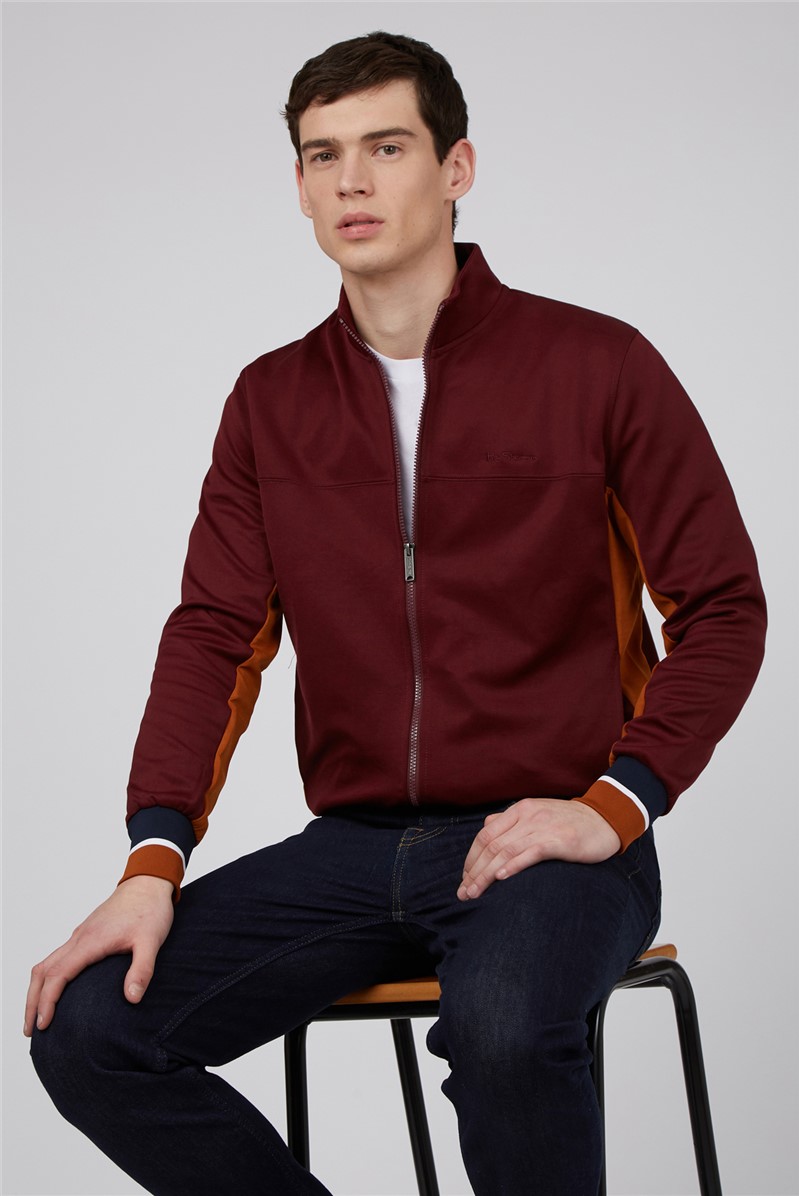 Ben Sherman Side Panel Zip Through Tricot Track Top