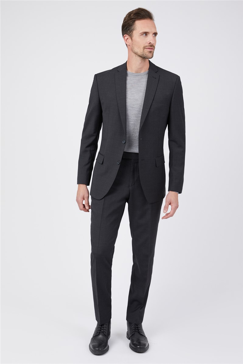 Racing Green Men's Charcoal Two Piece Suit Suit Direct