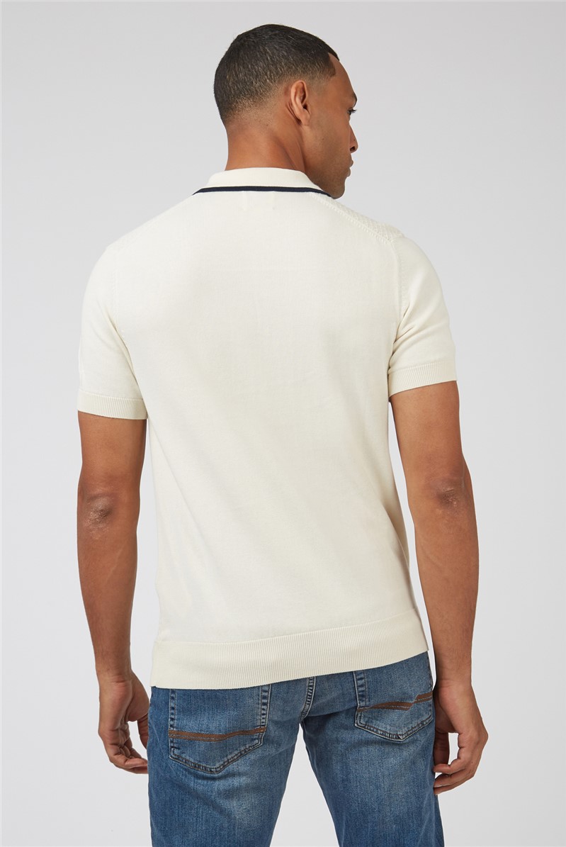  Textured Front Polo