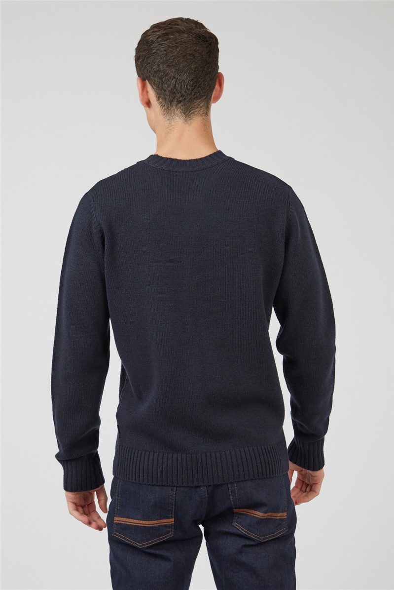  Cable Crew Neck Jumper