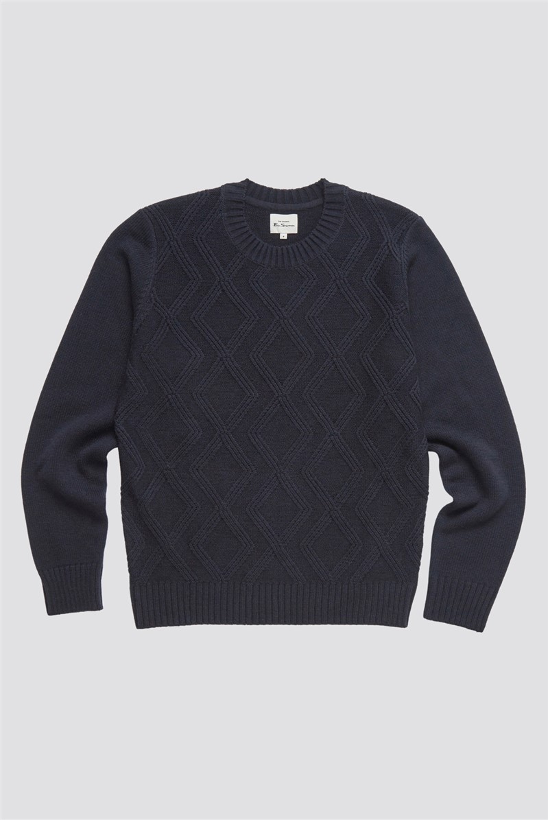  Cable Crew Neck Jumper