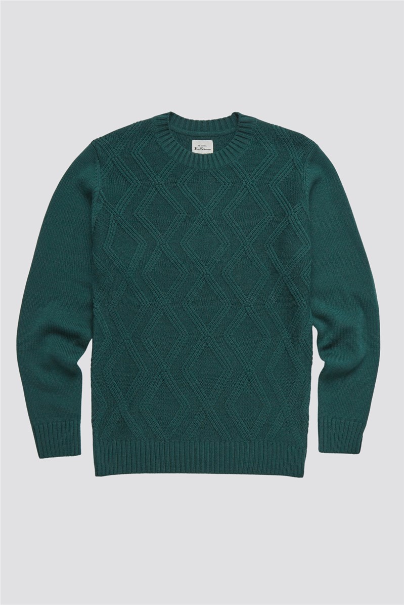  Cable Crew Neck Jumper