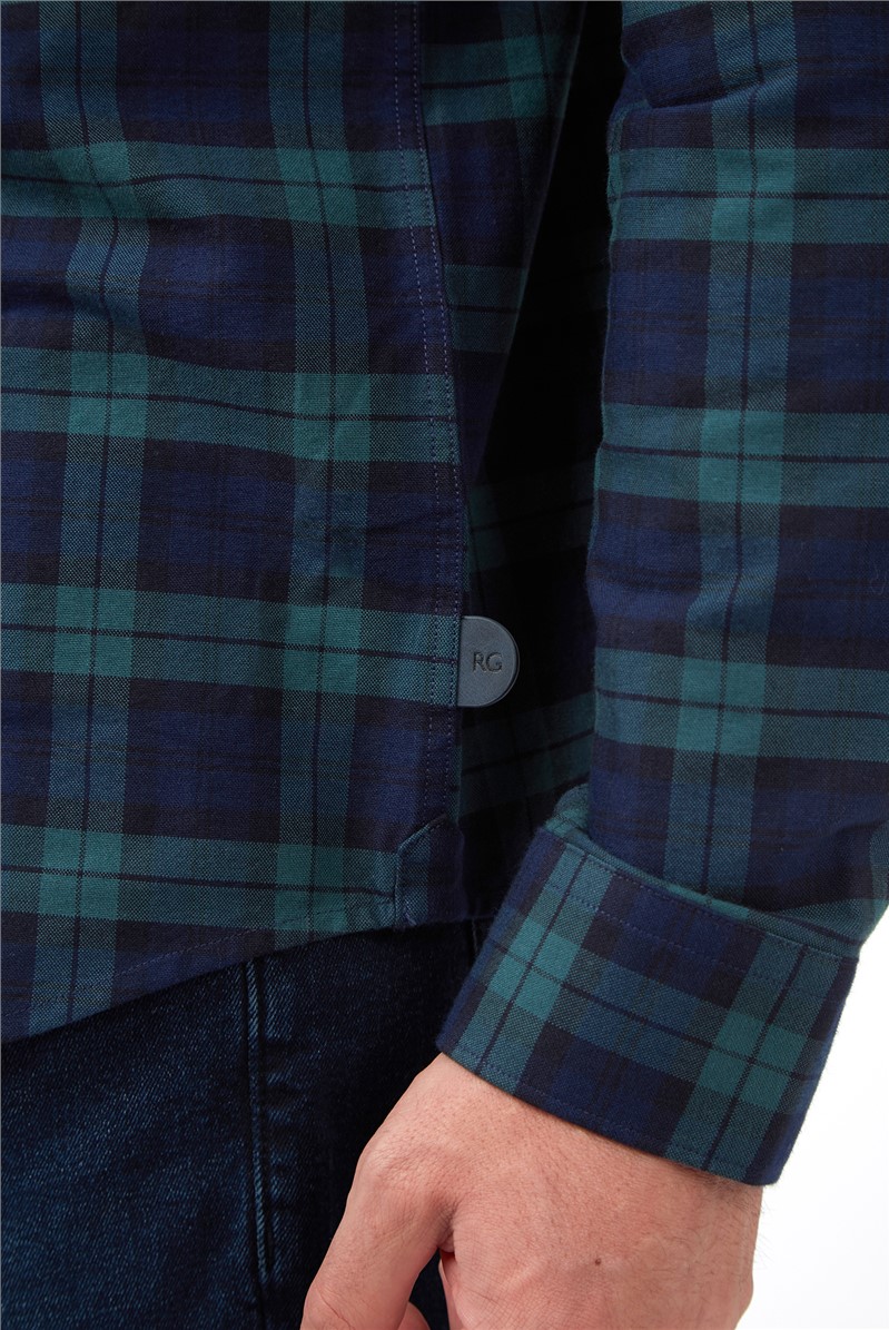  Long Sleeve Leston Blackwatch Tartan Shirt