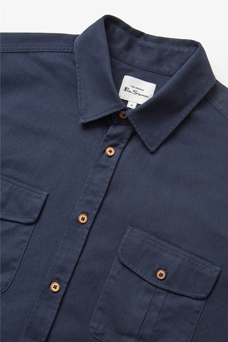 Ben Sherman Cotton Twill Overshirt