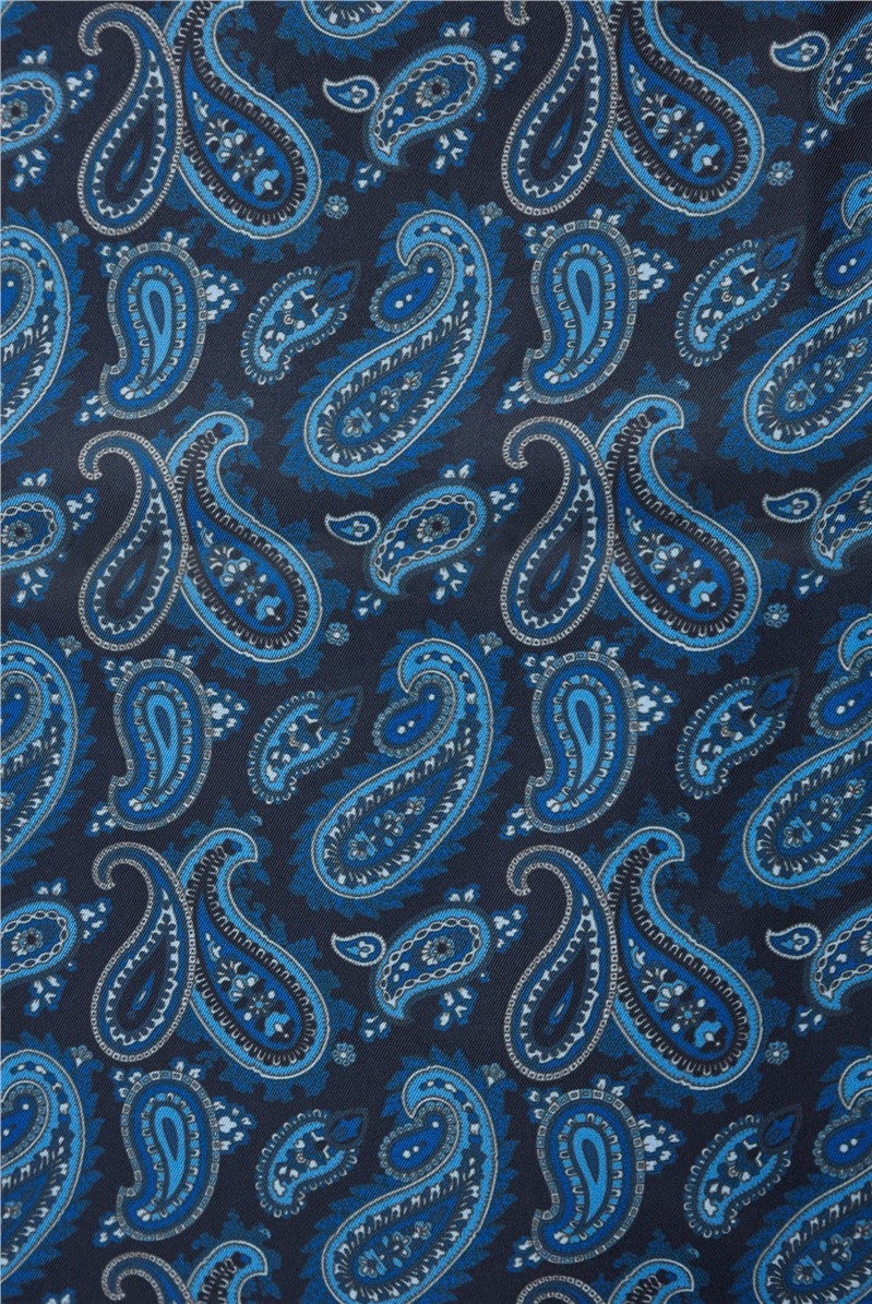  Paisley Print Poly Scarf