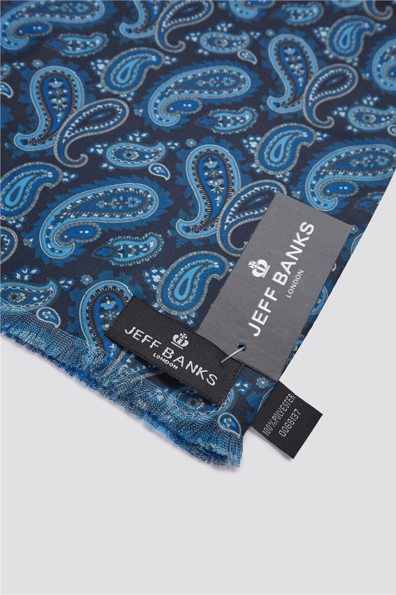  Paisley Print Poly Scarf