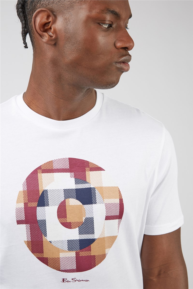  Fractured Gingham Target T-Shirt