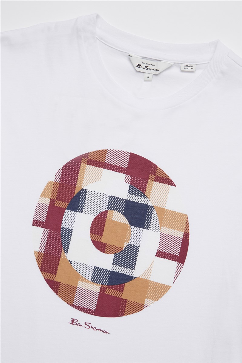  Fractured Gingham Target T-Shirt