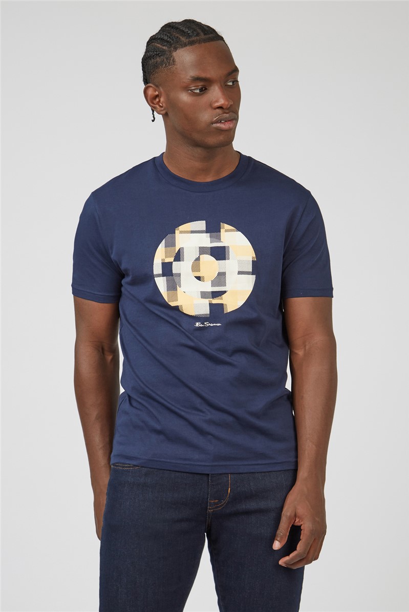  Fractured Gingham Target T-Shirt