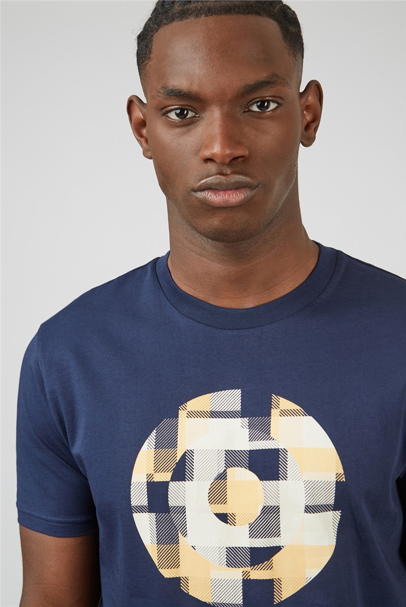  Fractured Gingham Target T-Shirt