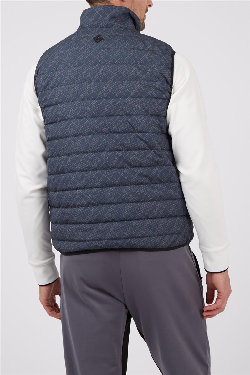  BANKSport Navy Quilted Gilet