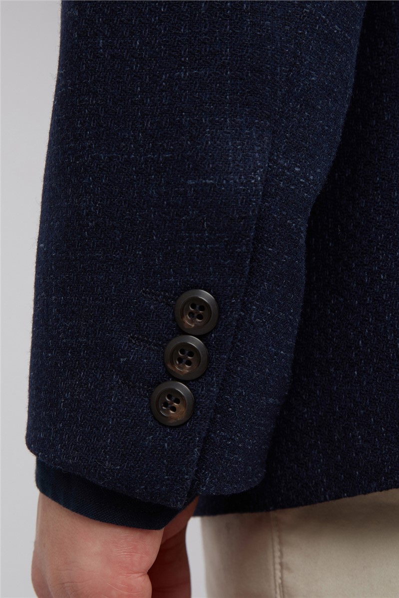 Ben Sherman Navy Texture Stand Alone Jacket