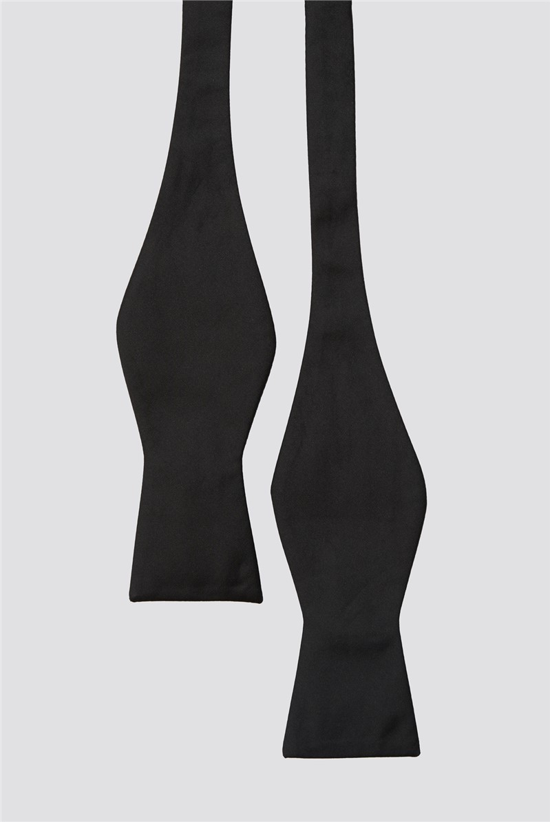  Black Self Tie Bow Tie