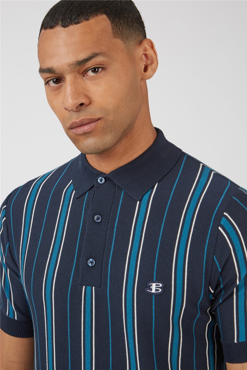   All Over Stripe Polo