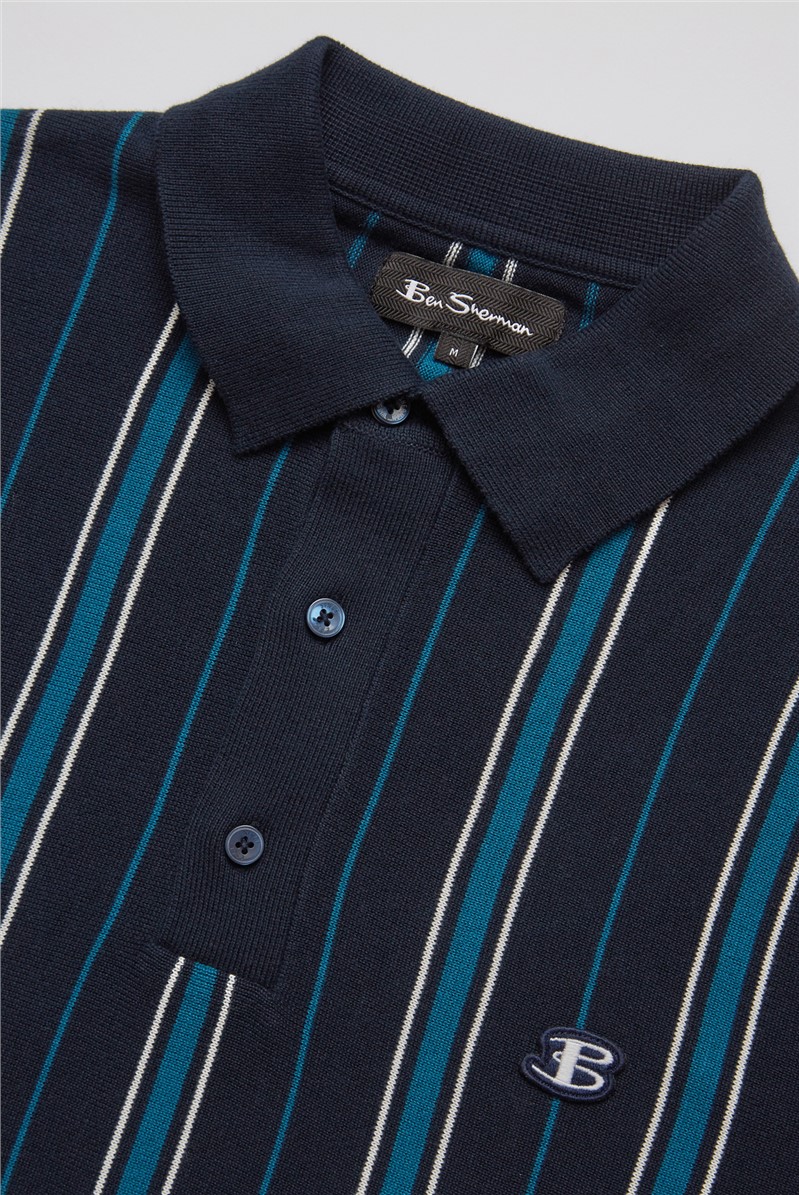   All Over Stripe Polo