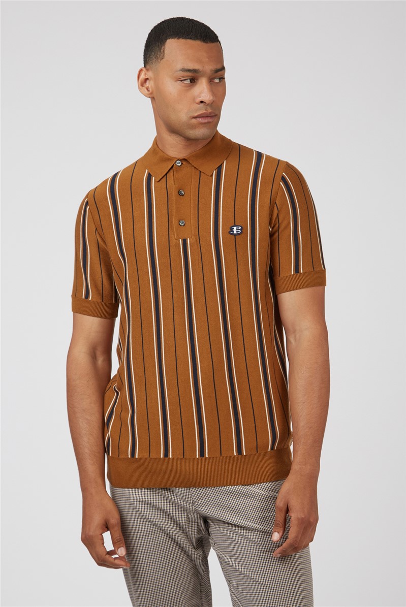   All Over Stripe Polo