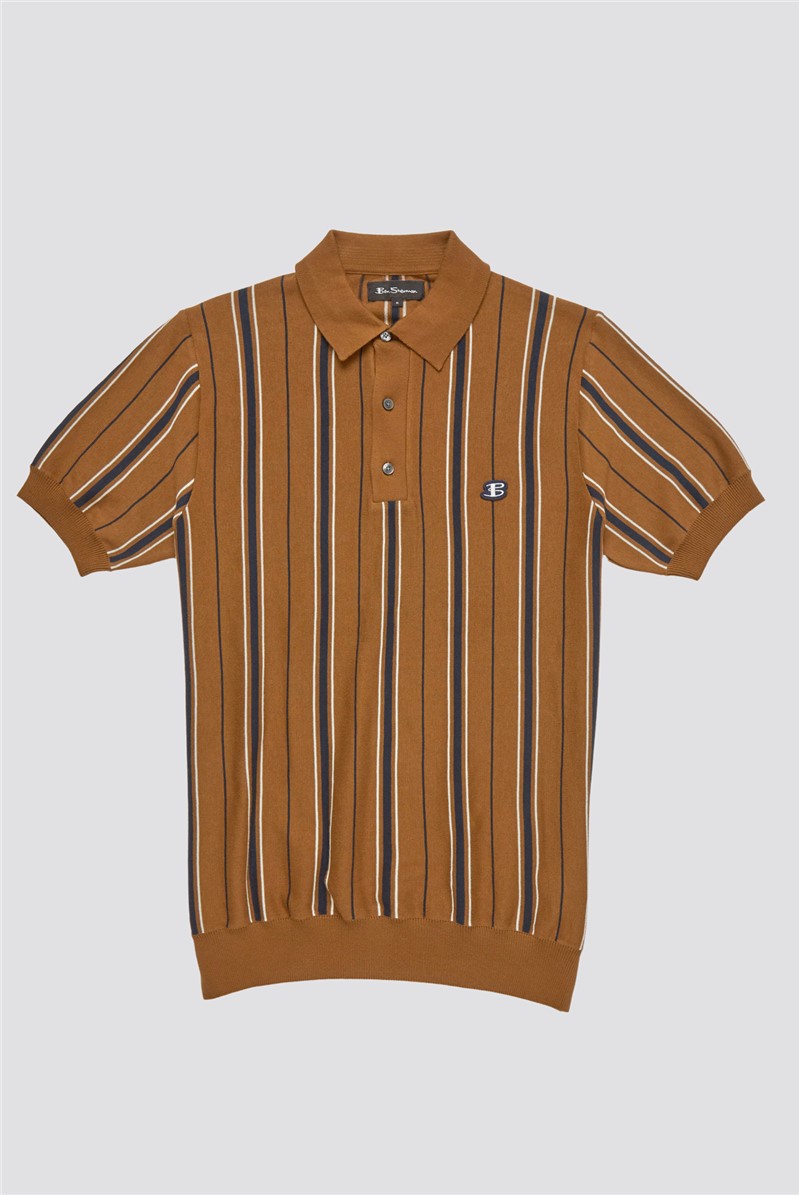   All Over Stripe Polo