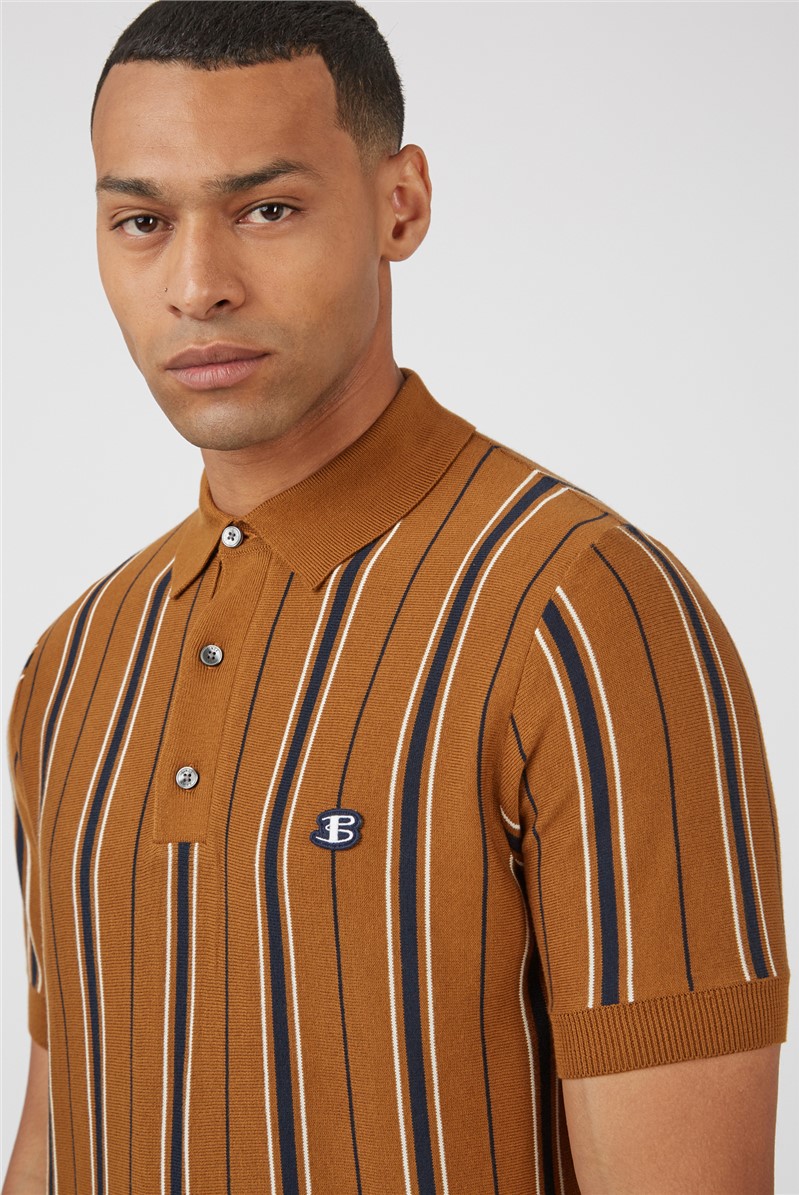   All Over Stripe Polo