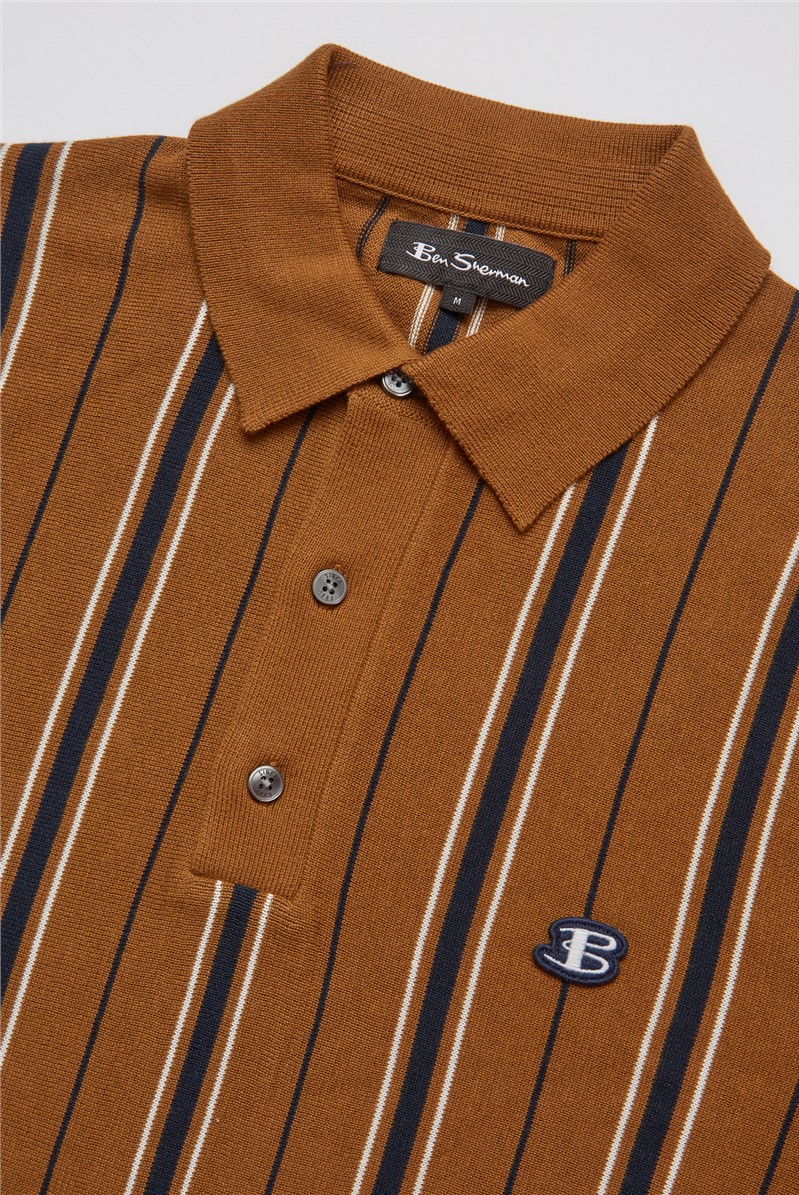   All Over Stripe Polo