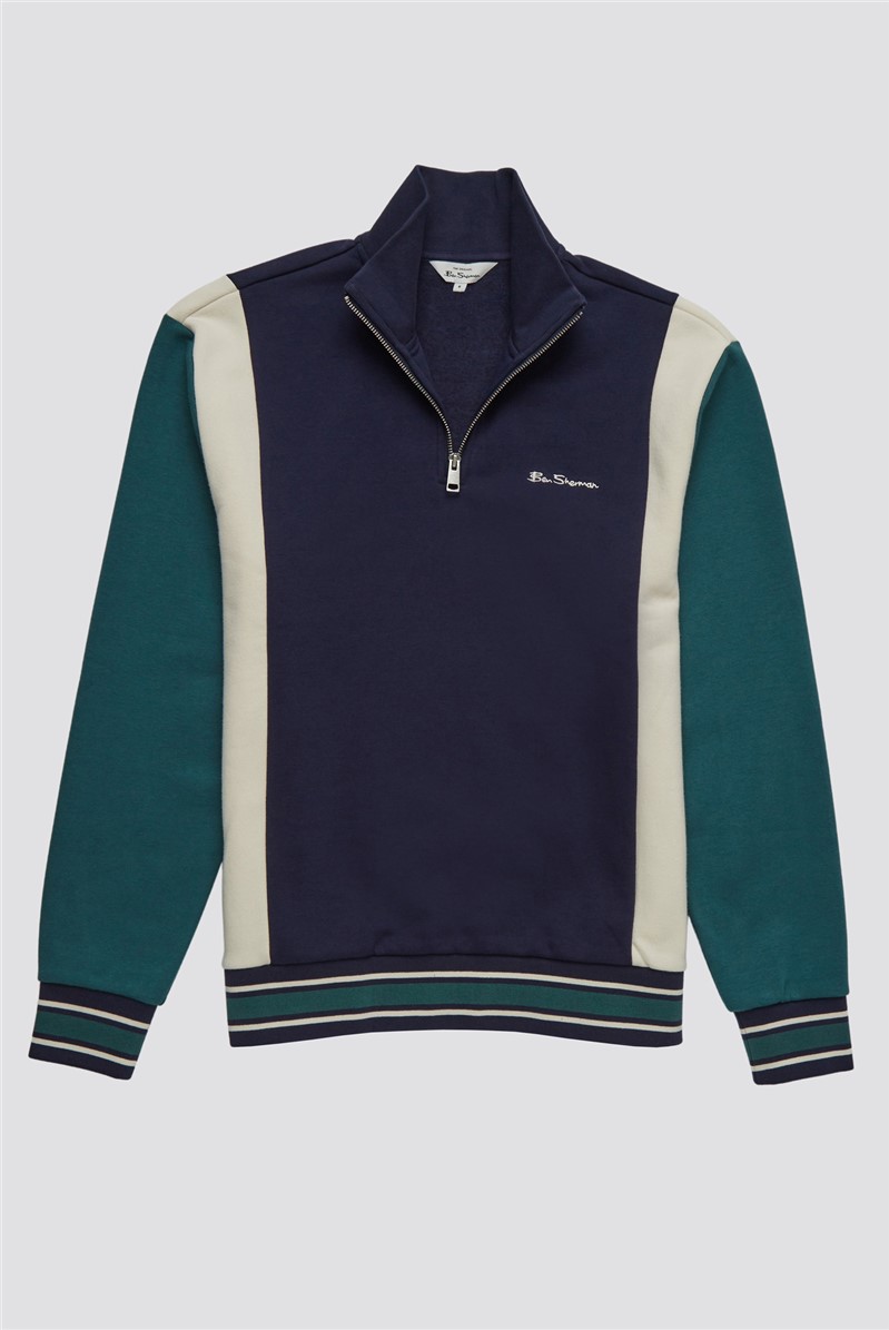 Ben sherman zip discount sweater