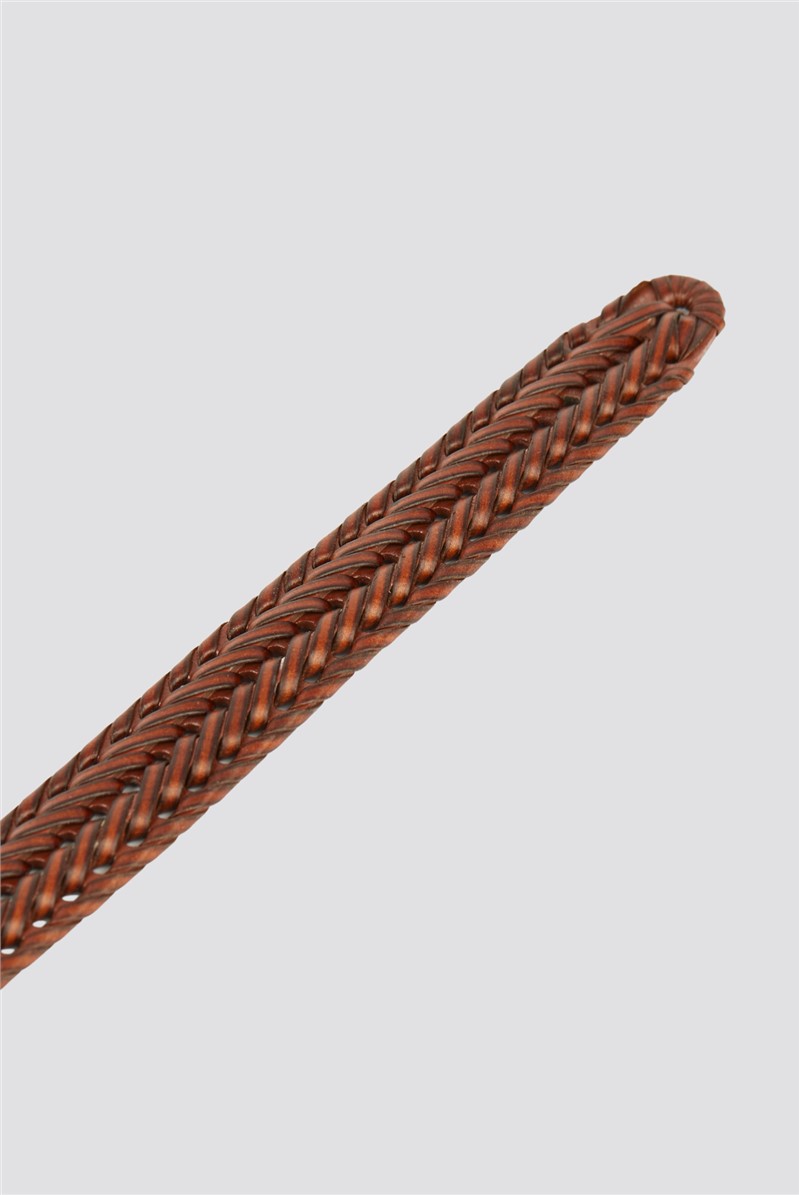  Tan Plaited Belt