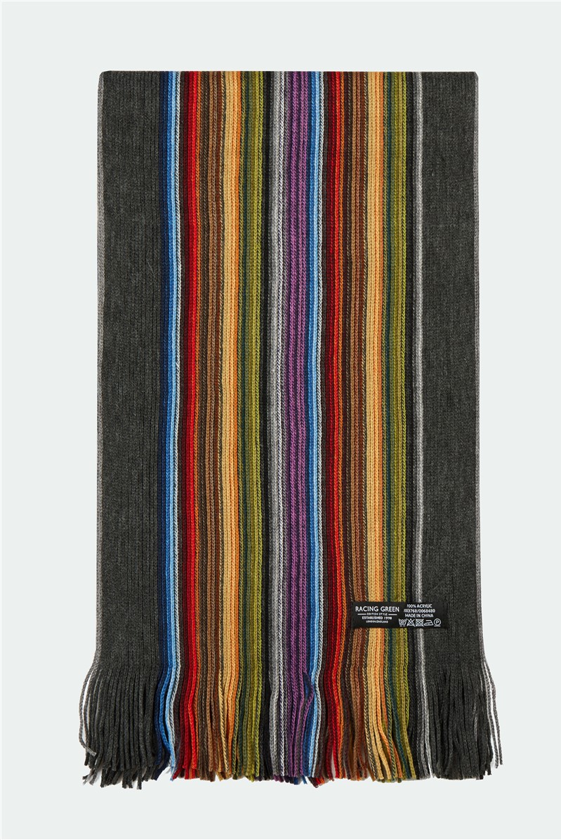  Multi Coloured Stripe Scarf