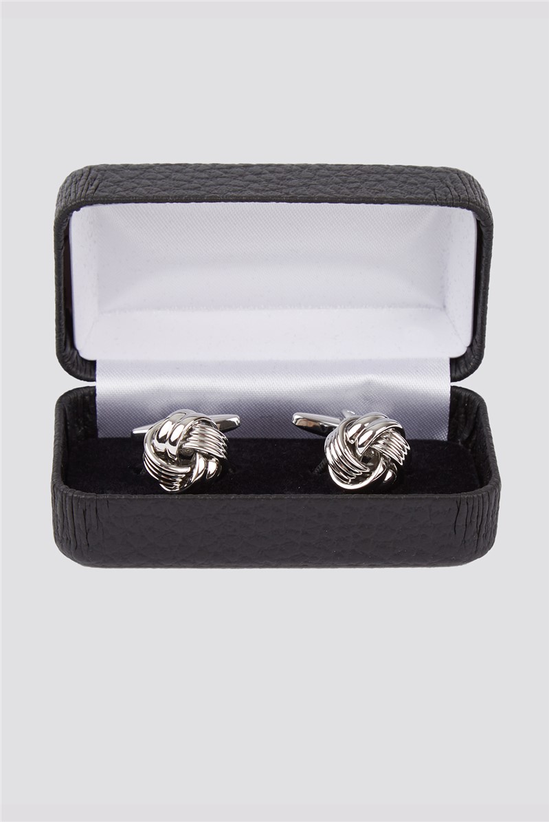  Silver Knot Cufflinks