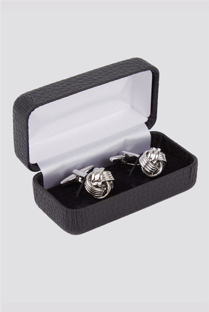  Silver Knot Cufflinks