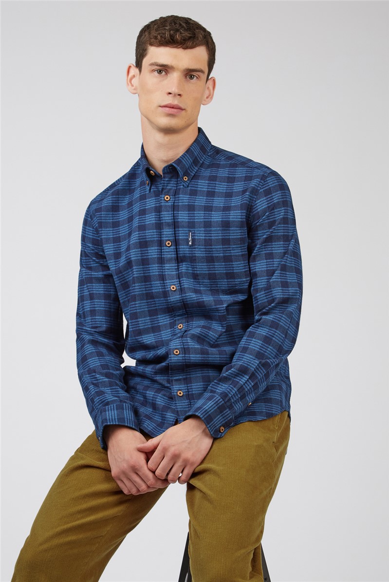 STANLEY JACKET / INDIGO GINGHAM CHECK