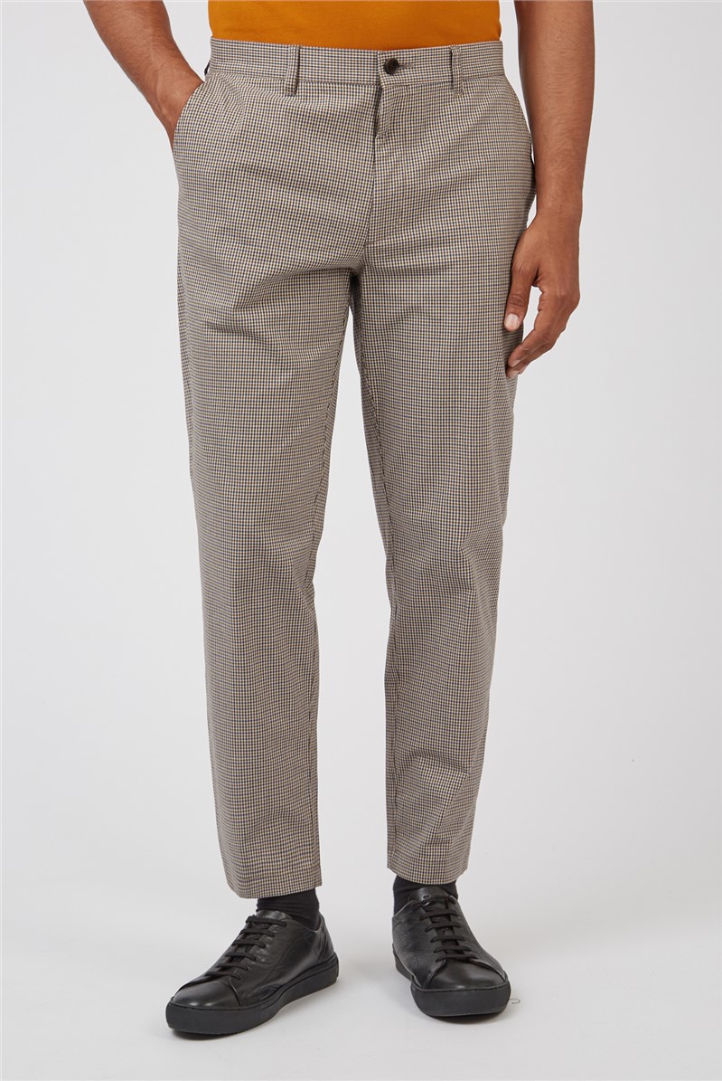   Mini Check Slim Taper Trouser