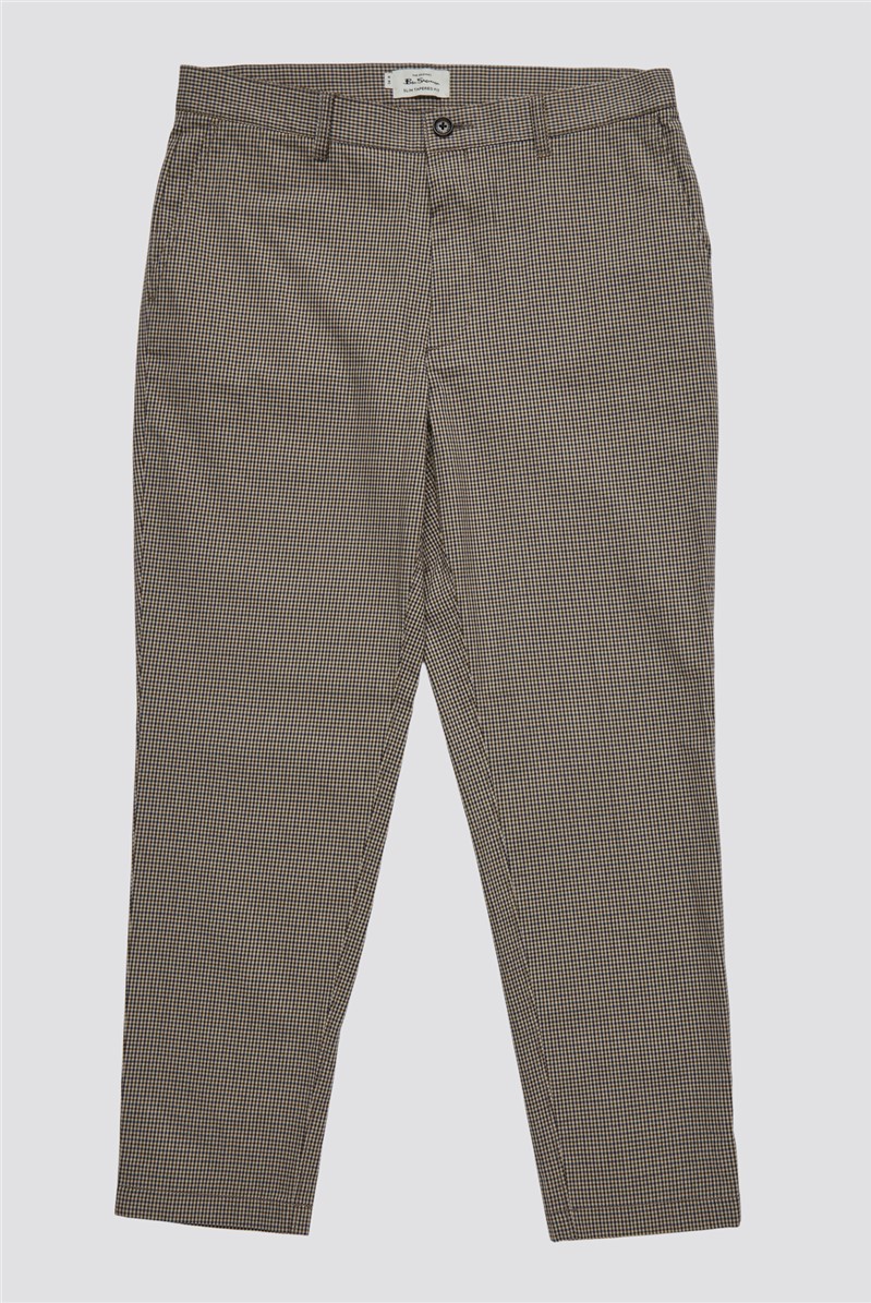   Mini Check Slim Taper Trouser