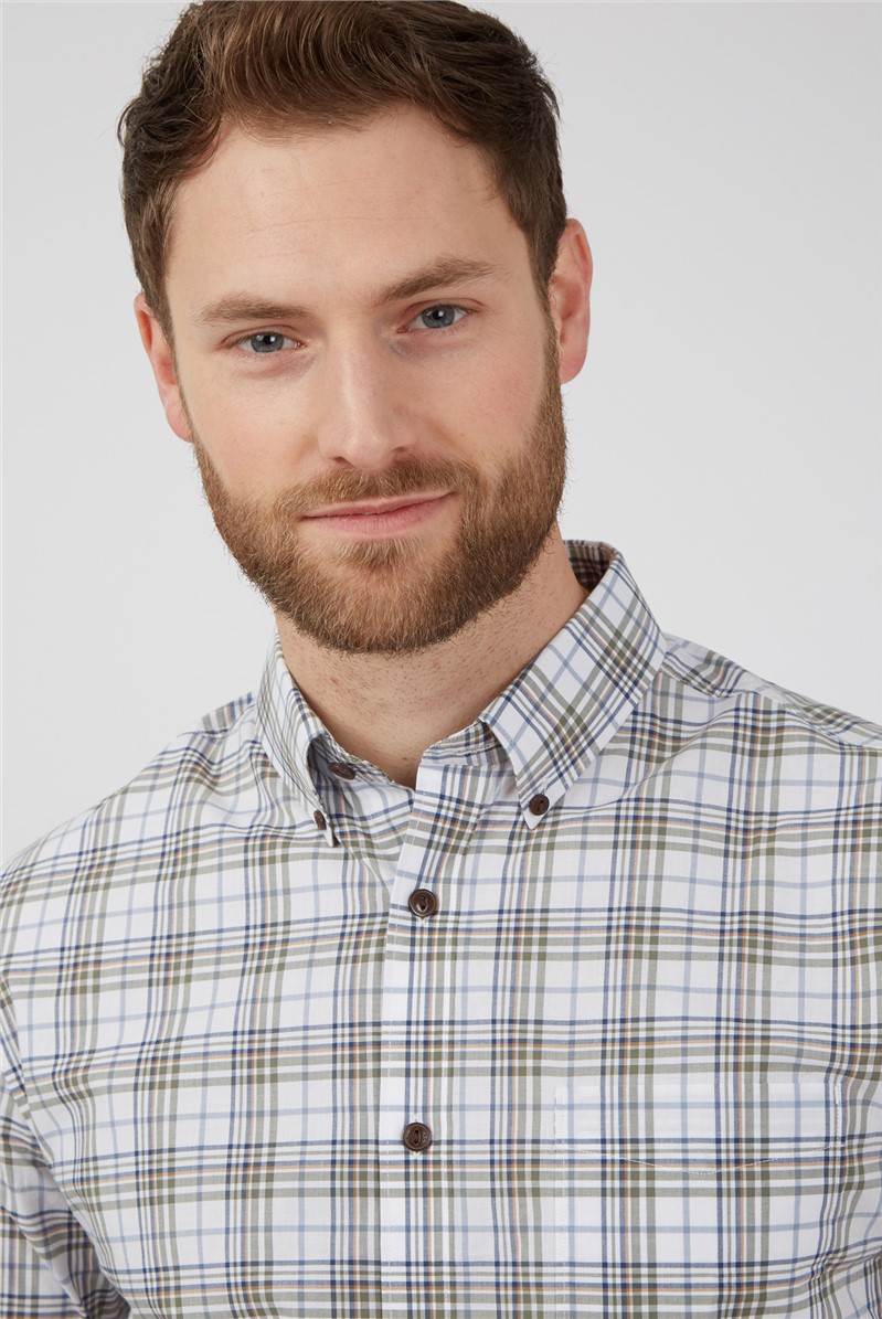  Short Sleeved Open Heritage Check Shirt