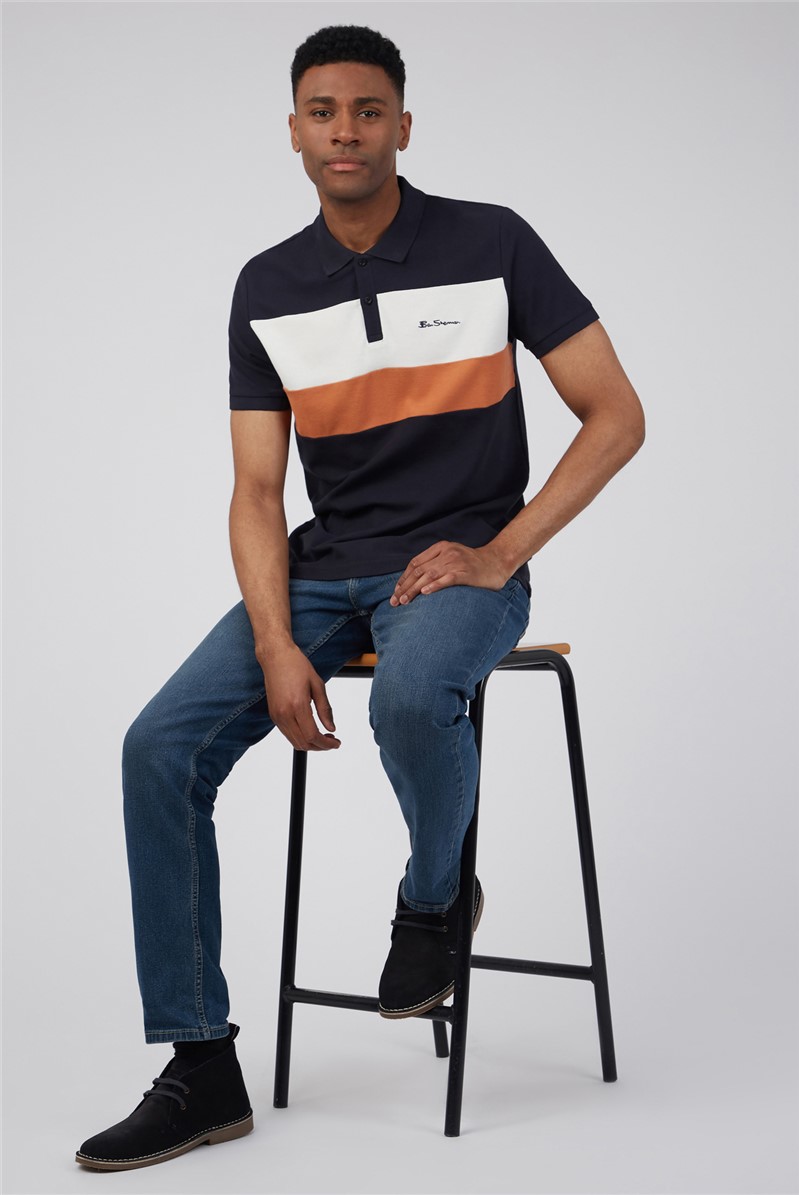 Ben sherman clearance black polo shirt