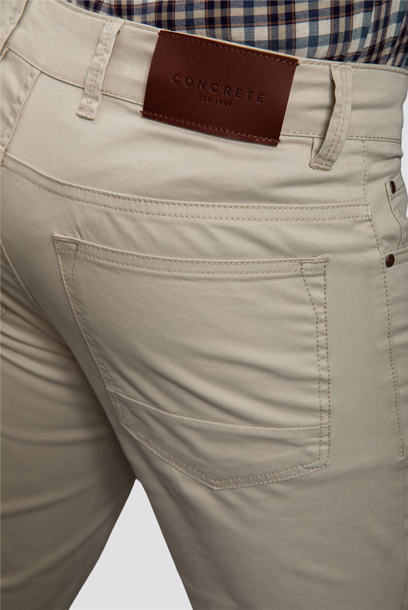  Slim Fit Stone Chino Trousers