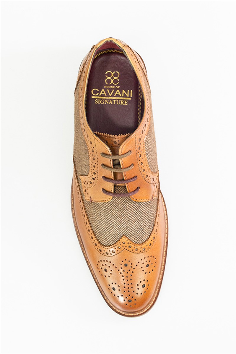  Tan Coltrane Brogue Shoes