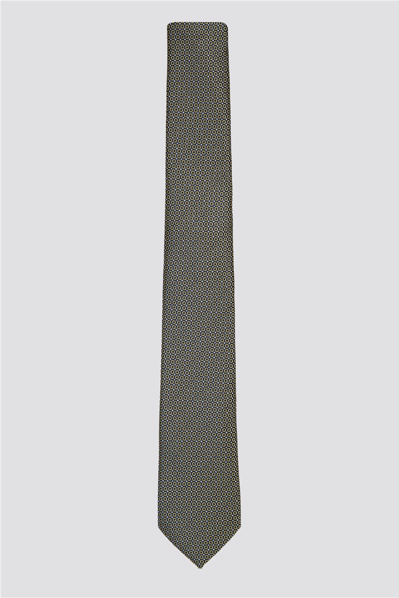  Yellow Micro Circle Tie