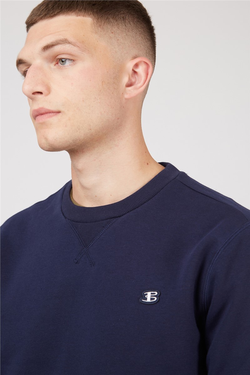 Ben Sherman B Logo Crew Neck Jumper