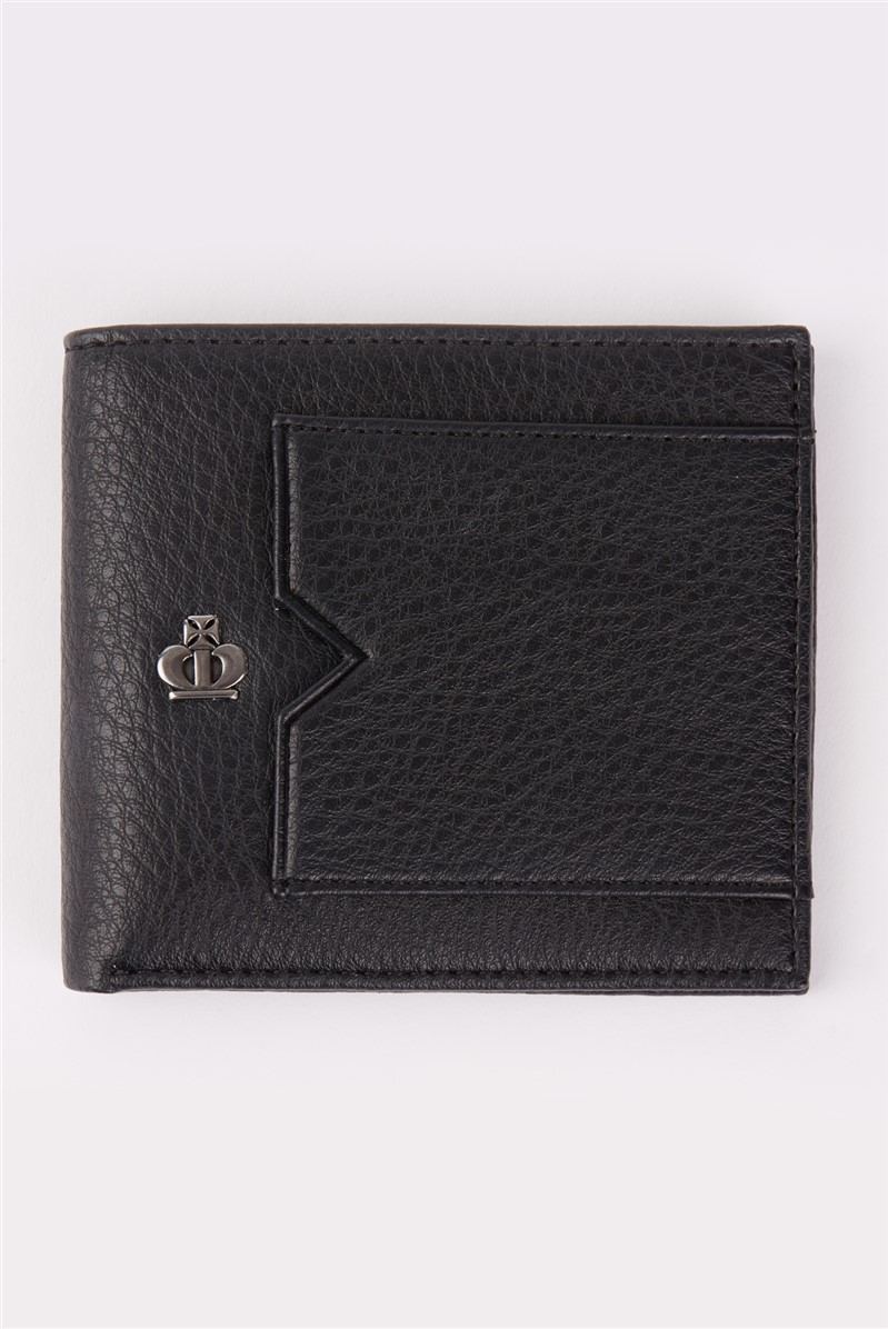  Black Bifold Front Card Slot Wallet