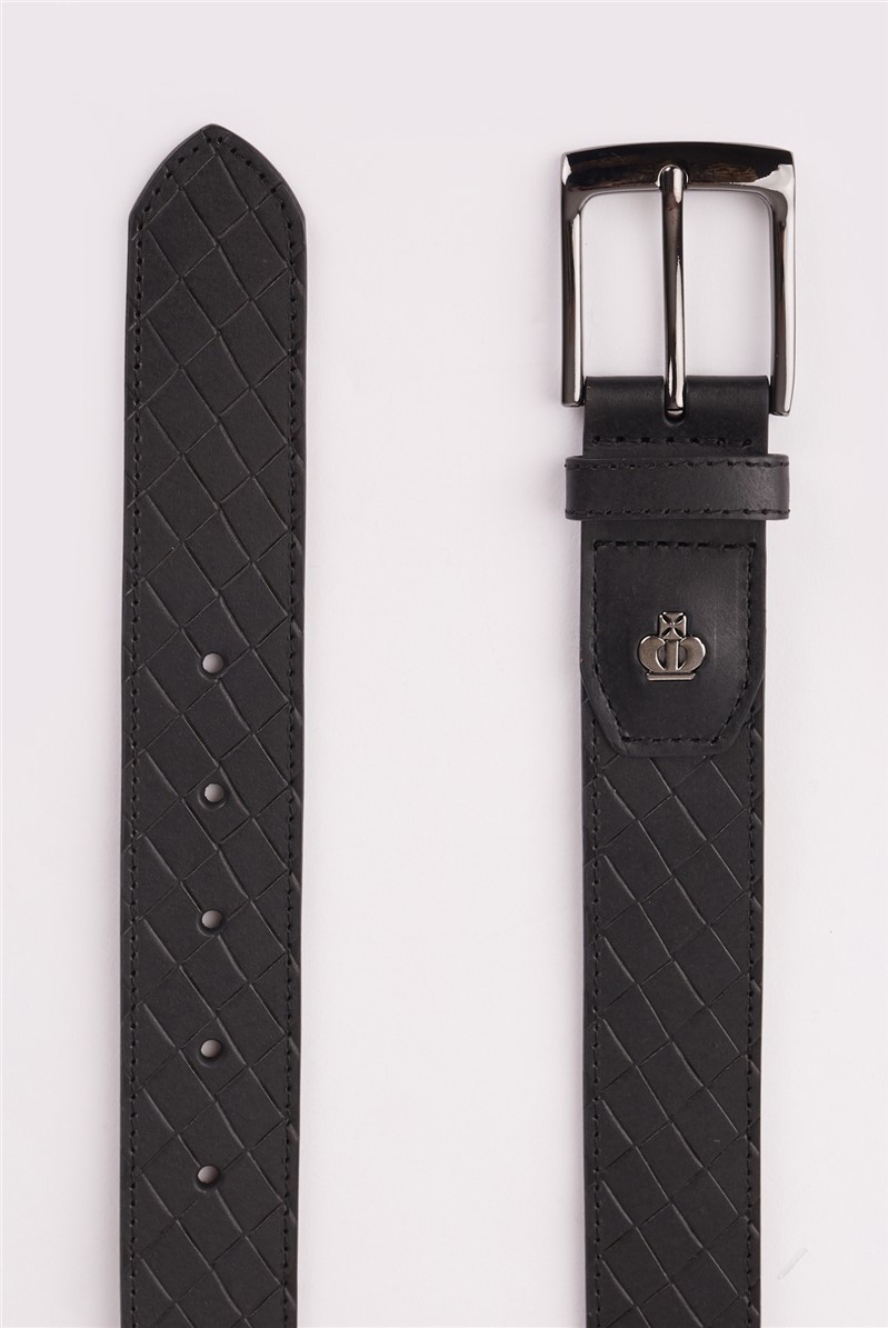  Black Pattern Belt