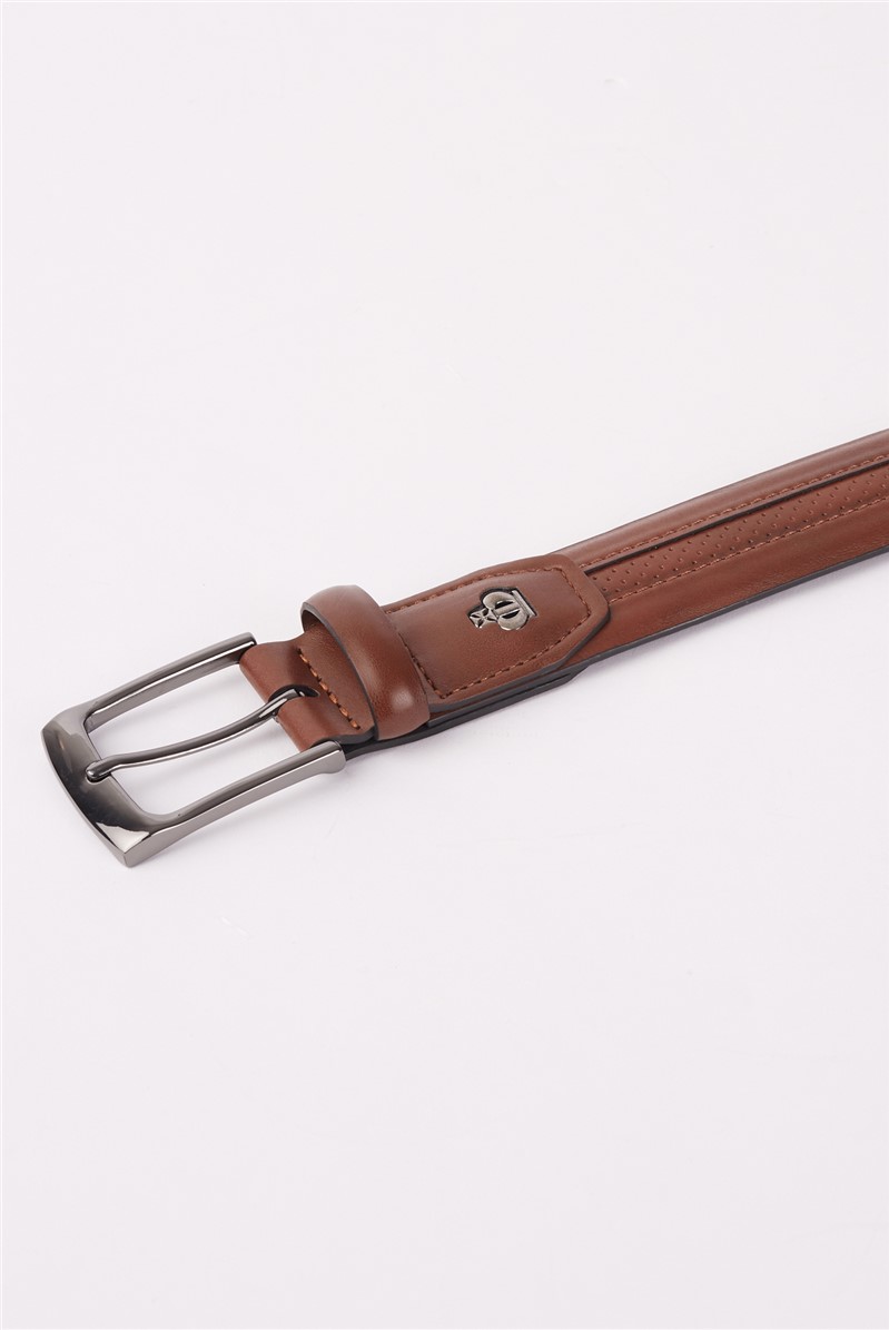  Tan Centre Detail Belt