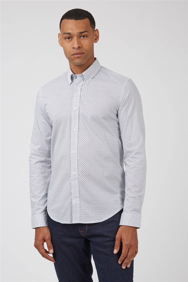 Ben Sherman Stipple Print Shirt