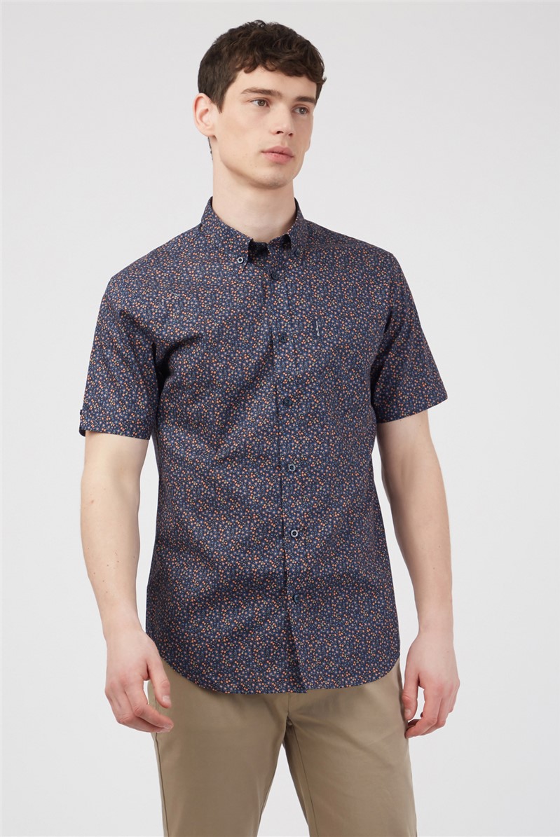  Regular Fit Multicolour Floral Shirt