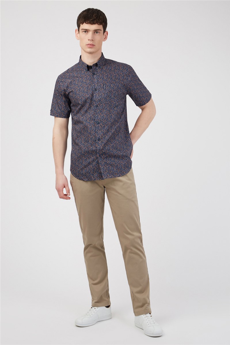  Regular Fit Multicolour Floral Shirt