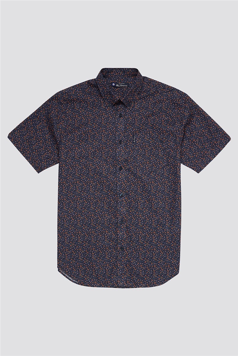  Regular Fit Multicolour Floral Shirt